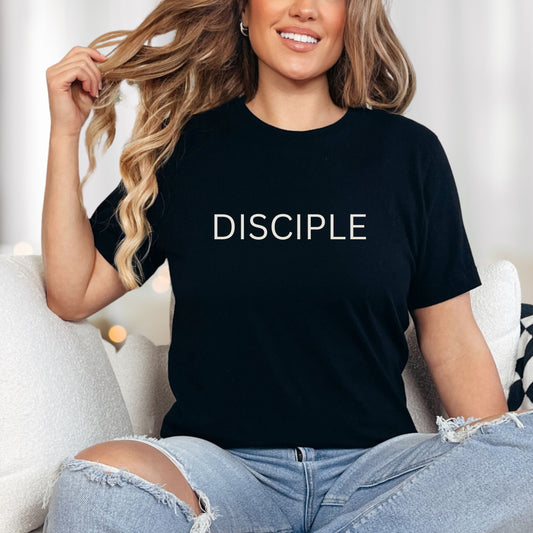 Christian Tee, Glory Christian T-shirt, Woman in black Faith Apparel 