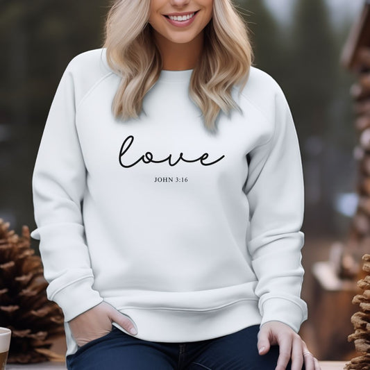 Be Bold Christian Apparel, Love John 3:16 Sweater