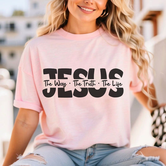 Jesus Is The Way Christian Tee